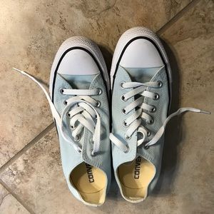 Chuck Taylor baby blue sneakers